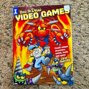 2/10 Sale! How to draw video games book